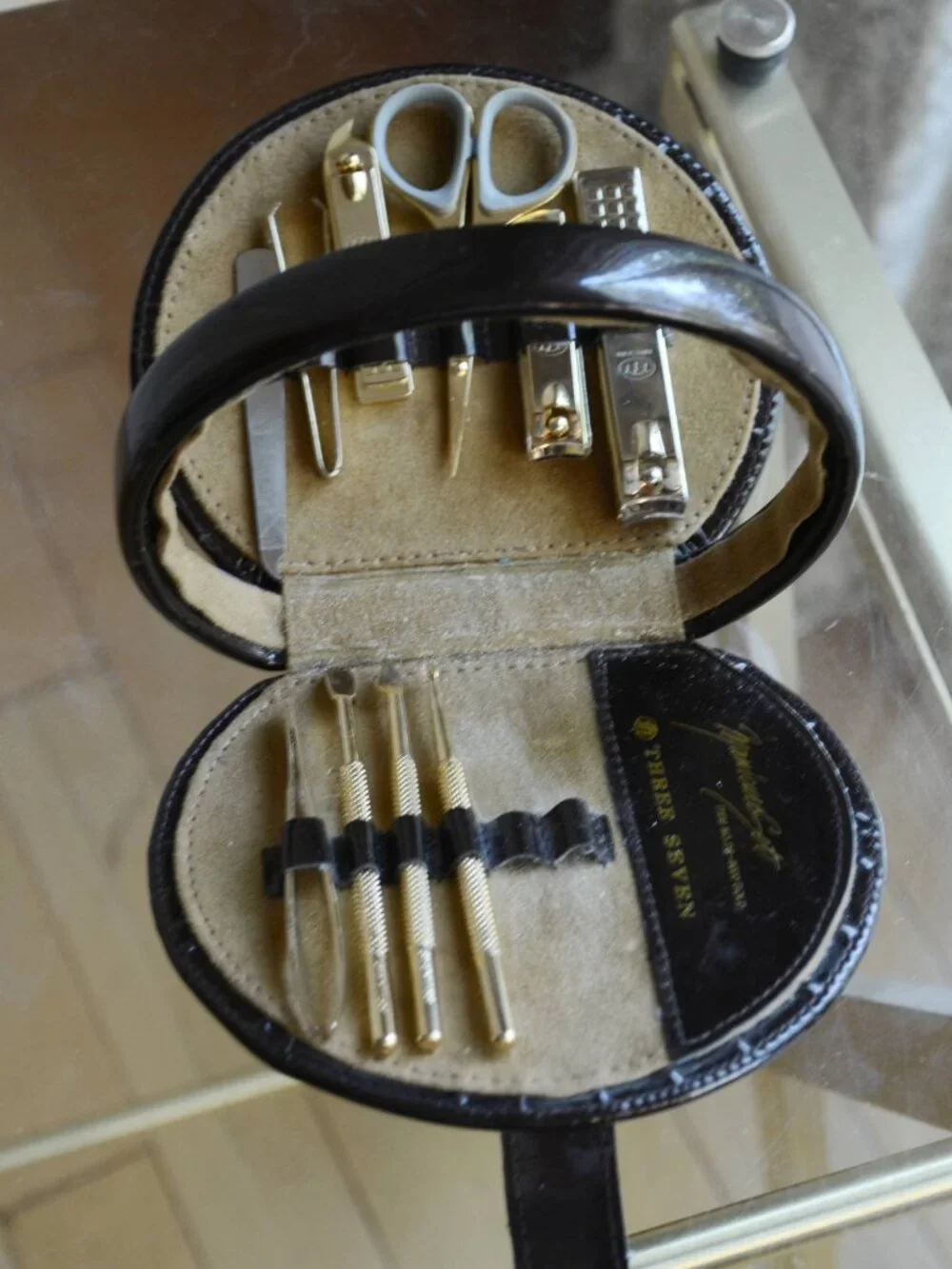 777 Three Seven Travel Manicure Grooming nail clippers Kit